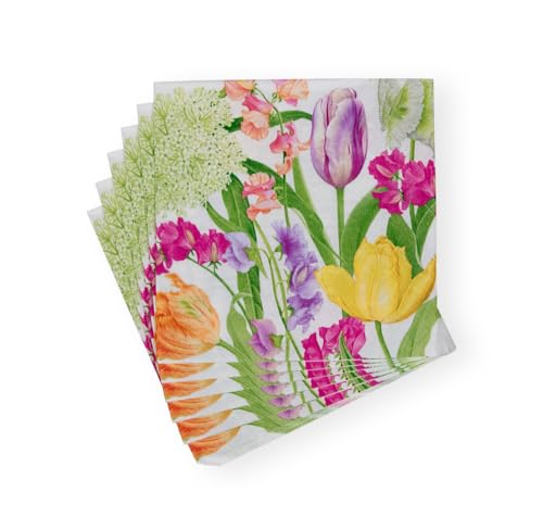 Caspari Spring Flower Show Luncheon Napkins - 20 Per Package – vue 3