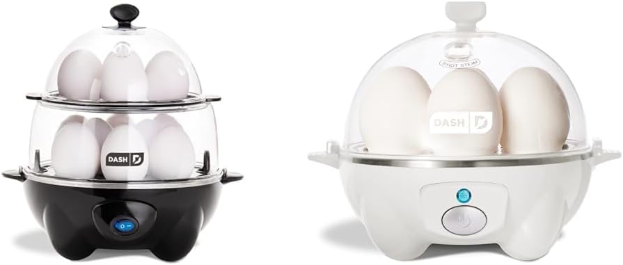 DASH Deluxe and Rapid Egg Cooker Bundle