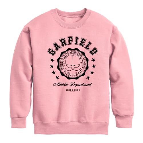 HYBRID APPAREL - Garfield - Varsity Seal - Toddler & Youth Crewneck Fleece Sweatshirt