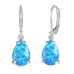 White Gold-Blue Opal