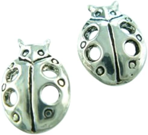 Amazon 4つの穴が模様になっているテントウムシのスタッドピアス A507 A 18 3 天道虫 てんとう虫 ピアス 通販