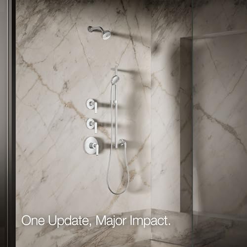 Regadera Kohler Awaken® G90 de una sola función, 2.5 gpm, cromado pulido miniatura 7