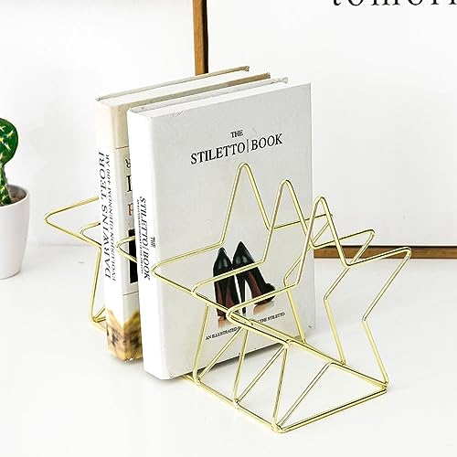 Estantería de hierro forjado PRETYZOOM con diseño de estrella estables y compacta 6