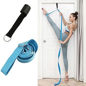 chuanhuishop-Leg-Stretcher-Yoga-Straps-Door-Flexibility-Trainer-Best-for-Ballet-Dance-Single-line-Horse-or-Any-Sport-Daily-Stretching-D-Ring-Adjustable-Stretching-Equipment chuanhuishop Leg Stretcher Yoga Straps, Door Flexibility Trainer, Best for Ballet Dance, Single-line Horse or Any Sport Daily Stretching, D-Ring Adjustable Stretching Equipment