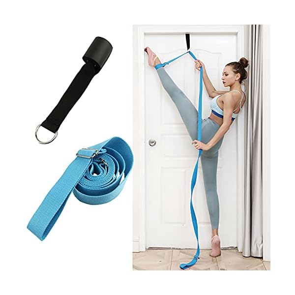 chuanhuishop-Leg-Stretcher-Yoga-Straps-Door-Flexibility-Trainer-Best-for-Ballet-Dance-Single-line-Horse-or-Any-Sport-Daily-Stretching-D-Ring-Adjustable-Stretching-Equipment chuanhuishop Leg Stretcher Yoga Straps, Door Flexibility Trainer, Best for Ballet Dance, Single-line Horse or Any Sport Daily Stretching, D-Ring Adjustable Stretching Equipment