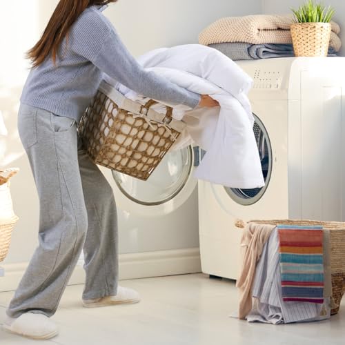 image for ROSGONIA Twin/Twin XL Comforter Set for College Girls Boys White, 1 Bo