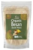 Jiva Organics Organic Besan 2 Pound - Non-GMO, Gram Flour Fine - Vacuum Packed