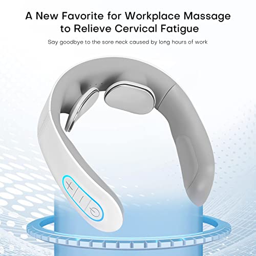 Lanbouy Neck Massager Acupointslymphatic Drainage Massager Portable Tool Machine Cordless Electric Pulse Lymphatic Drainage Device Neck Cervical Vertebra Massager For Neck Pain Relief #TOP4