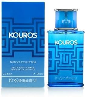Kouros Tatoo Collector Edition by Yves Saint Laurent for Men 3.3 oz Energizing Eau de Toilette Spray 2007 Limited Edition