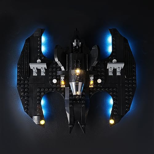 Kyglaring LED Lighting Kit (No Model) Designed for Lego DC Batwing Batman vs The Joker 76265 DC Super Hero Model Building kit - Without Set(Classic Version) - Thumbnail 4