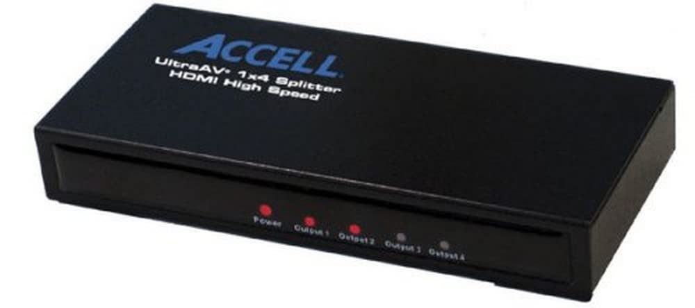 Accell 1x4 HDMI Mini Splitter - HDMI 1.3