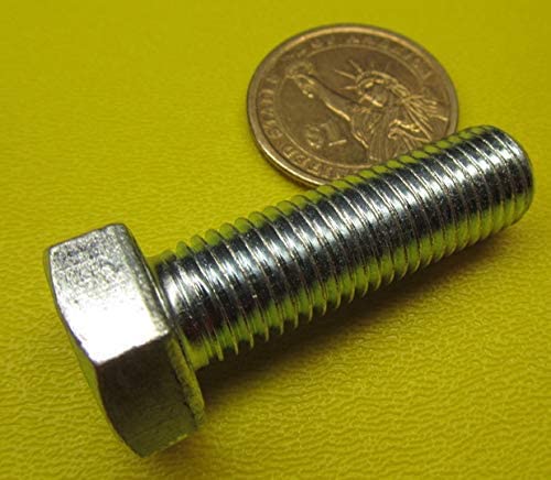 Class 8.8 Zinc Steel Bolts FT M12 x 1.5 mm x 40 mm Long 10 pcs.