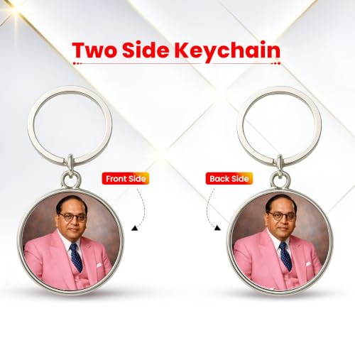 Image of MG | Protective Evil Eye /Spiritual Symbols /Om /Motivational Keychains | Double-Sided Metal Key Ring | Good Luck and devine Charm for Car, Bike, Home & Office
