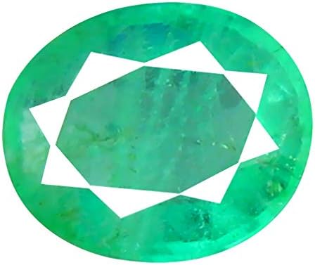 0.51 ct Oval Cut (6 x 5 mm) Unheated/Untreated Colombian Emerald Natural Loose Gemstone