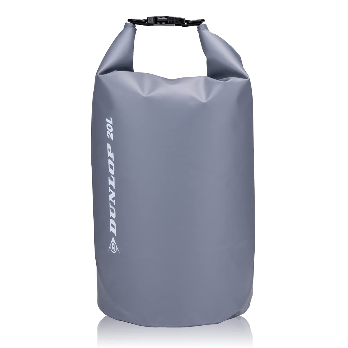 Dunlop Dry Bag – wodoszczelna torba – 20 l – plecak wodoszczelny, worek marynarski, worek podróżny, worek na wodę, szary, szary, drybag 20l