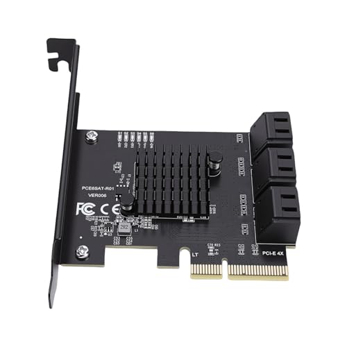 Tarjeta de expansión SATA III de 6 Gbps Annadue con 6 puertos para optimizar la velocidad SSD