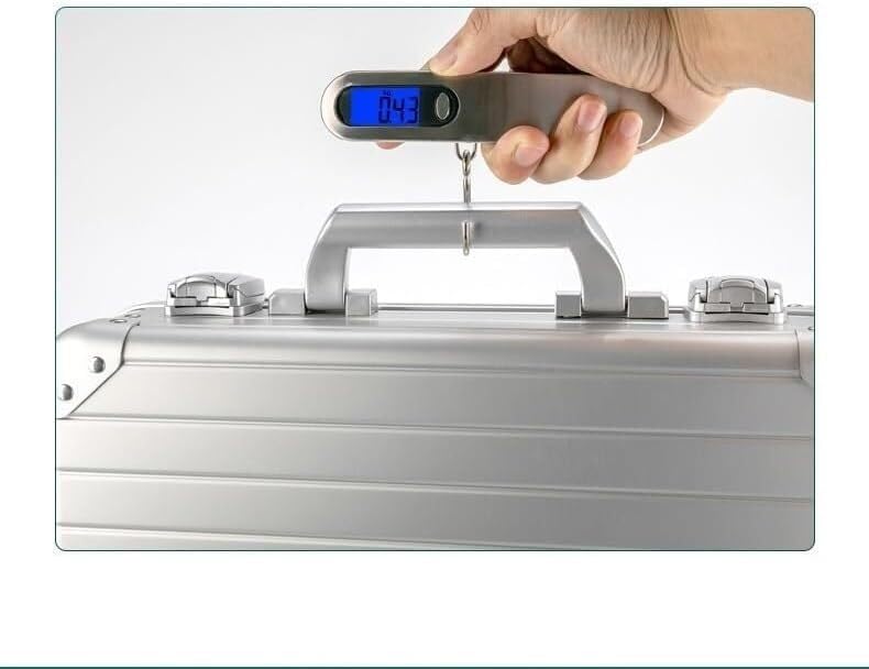 Digital Fish Scale, Portable Hanging Scale, Electronic Luggage Scale with Hook, Accurate Weight Measurement for Fishing, Home Use, and Travel, Compact Design