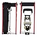 INJOER Archery Compound Bow Press Portable Hand Held Bow Accessories for Compound Bow & Crossbow Aluminum Alloy Ratchet Bow Press Open Tool for Bow String Silencers Replacement (Red)