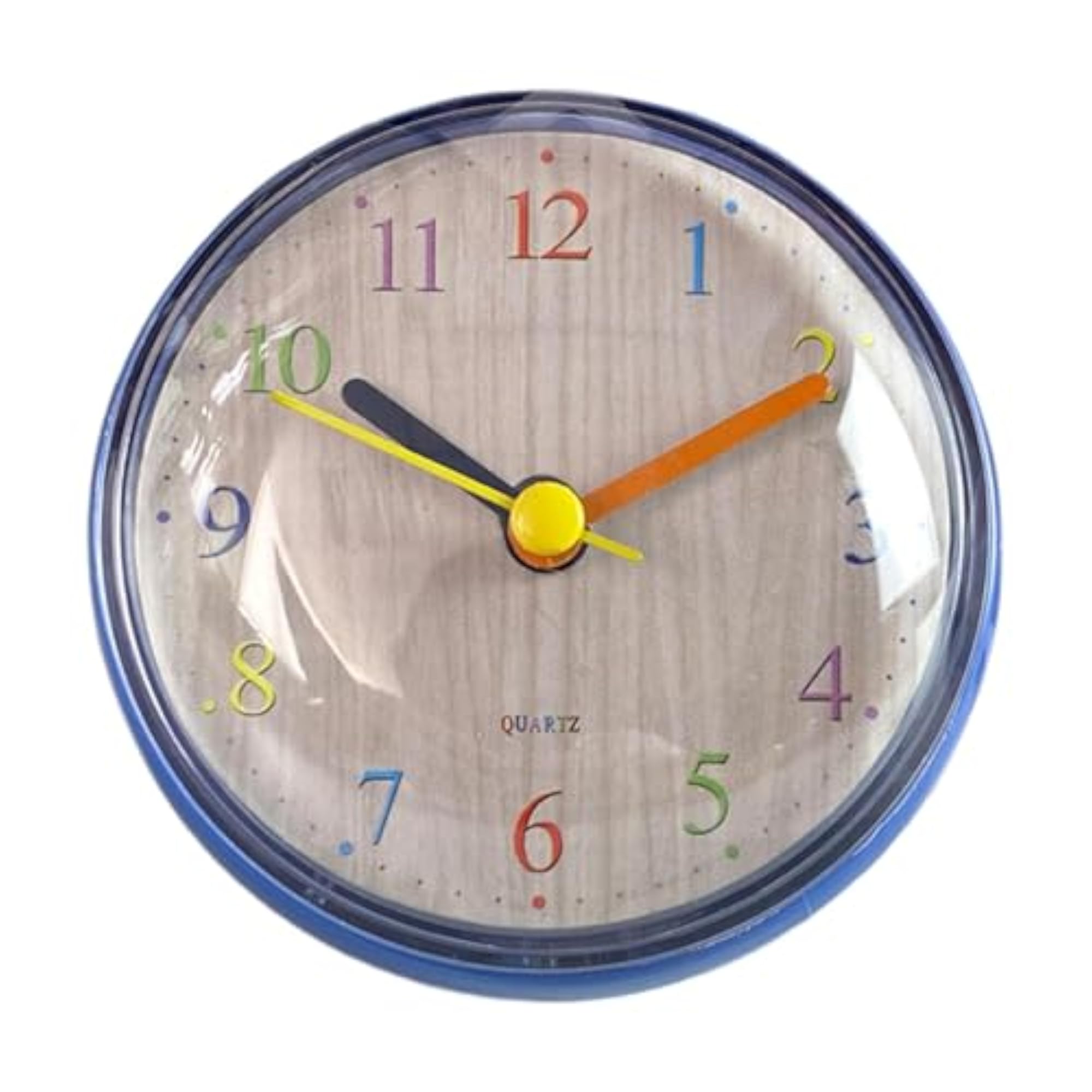 Bathroom Clock Water Resistant Suction Clock