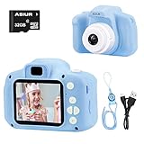 ASIUR Digital Camera for Kids, 1080P FHD Kids Digital Video Camera Child Camera with 16GB SD Card for 3-10 Years Boys Girls Gift