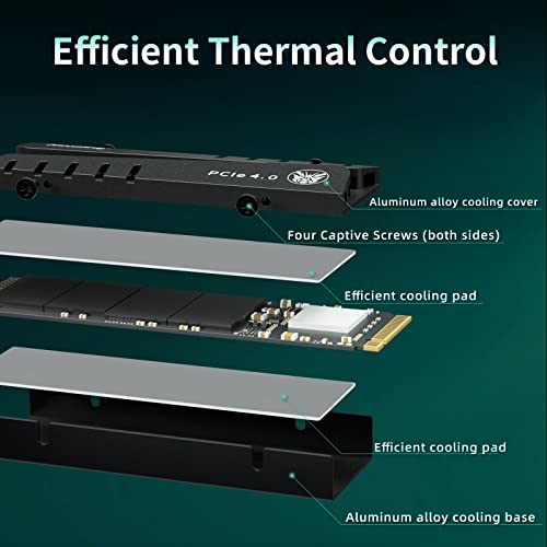 Fanxiang S770 2Tb Pcie 4.0 Nvme Ssd M.2 2280 Internal Solid State Drive, Configure Dram Cache, With Heatsink, Up To 7300Mb/S, Perfectly Compatible With Ps5 #TOP6