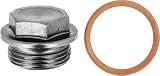 Restagraf - Bouchon de Vidange avec Joint - M22-1,5 x 9 mm - Compatible avec Citroën, Fiat, Iveco, Nissan, Renault (Certains Moteurs) - Réf. 221485