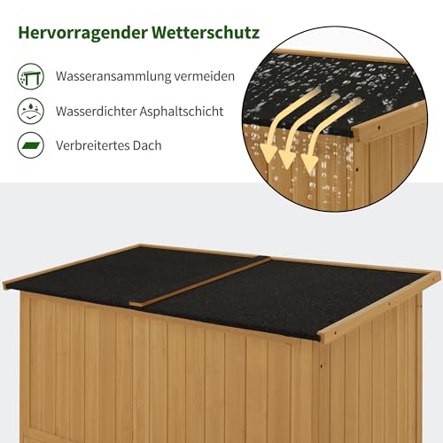 KADAX Plantenpot in Houten Vatdesign, ø 52,5 cm, van Weerbestendig