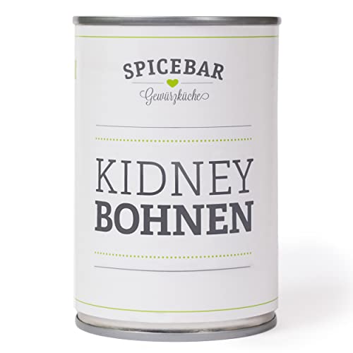 Foto von Spicebar rote Kidneybohnen - 12 x 400g Dose - Premium Bio Qualität - Kidney Bohnen - Ohne Zuckerzusatz