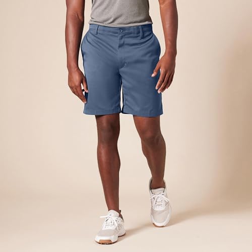 Image of Amazon Essentials Men's Classic-Fit 9 inch Inseam Moisture-Wicking Golf Shorts, Functional Pockets (Available in Big & Tall)