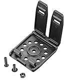 GUN & FLOWER Compact MOLLE Adapter for Holsters & Accessories, Knife Sheath, 1-Pack – Small Gearwheel Mount for Belts, Tactical Vests, Backpacks – High Strength Nylon