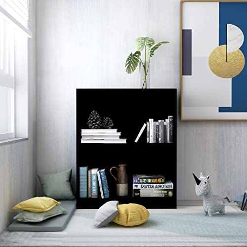 homiuse Estantería de madera gris 60 x 24 x 74,5 cm, estantería para libros, estantería para niños, estantería de almacenamiento, estantería de pared, estantería para dividir espacios, estantería de