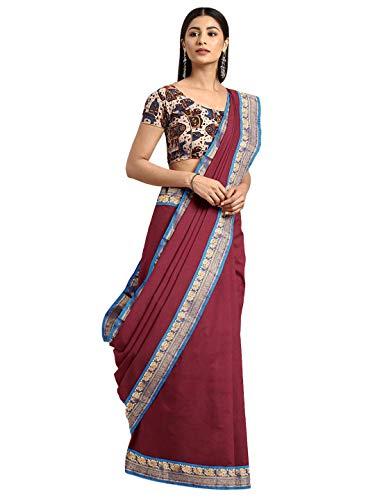 Pavechas Printed Cotton Saree | Min 58% off