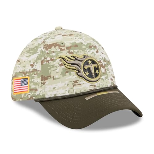 New Era Men's Camo Tennessee Titans 2025 Salute to Service 39THIRTY Flex Hat