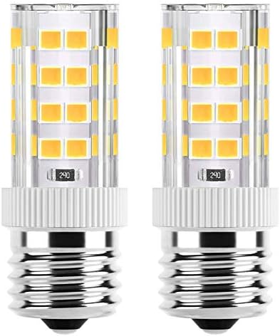 UNITEDLUX E17 LED Bulb for Microwave Oven Appliance 4W (40W Halogen Bulb Equivalent) Warm White 3000K Non-Dimmable Ceramic Body Microwave Oven Light Bulb (2Pack)