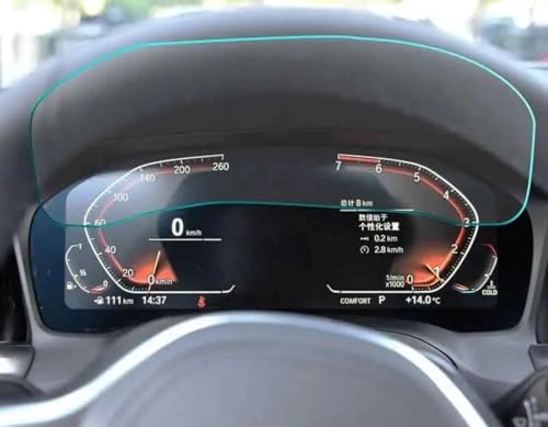 Verre trempé pour GPS BMW Série 3 anti-rayures et transparent pour écran G20 G21