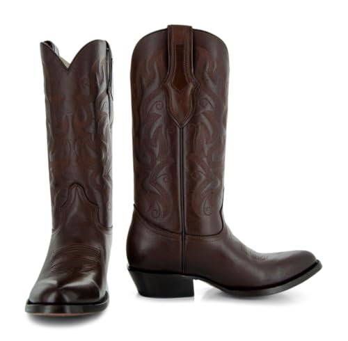 Image of Soto Boots Mens Classic Round Toe Cowboy Boots H7001