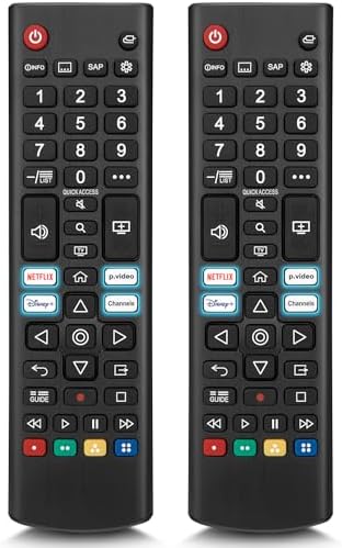 Universal for LG Smart TV Remote Control Replacement (Pack of 2)