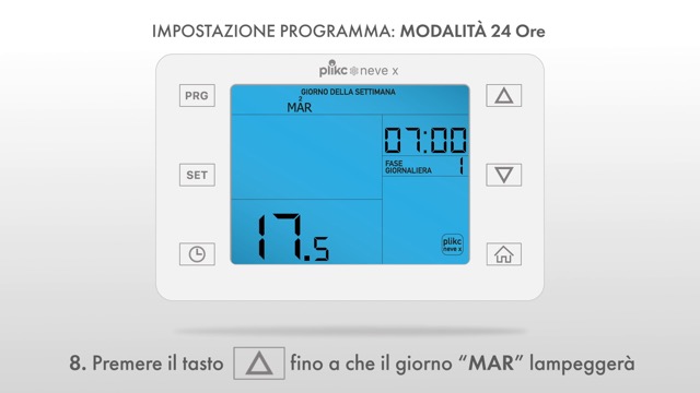 Cronotermostato Digitale Settimanale Neve PRO | Programmabile 8 Fasi | Italiano - Foto 2