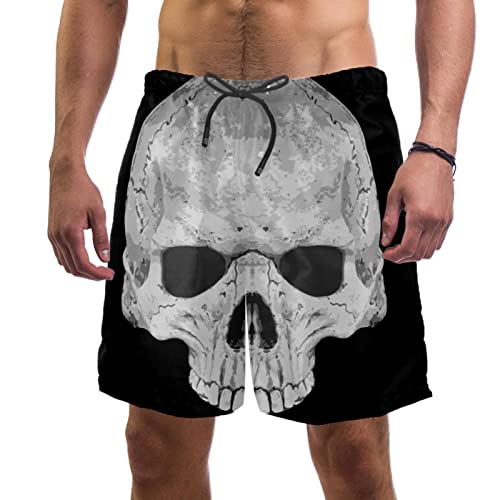 Maillot de bain pour hommes squelette short de plage séchage rapide JDEZ
