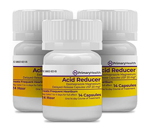Primary Health Acid Reducer Esomeprazole Magnesium 20Mg Delayed-Release Capsules, 42Count #TOP6