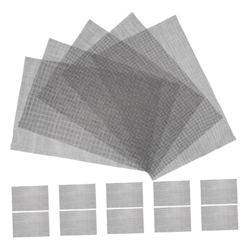 CLISPEED 15 Piezas Malla para Macetas Rejilla Drenaje para de Bonsáis Filtración Tierra Mejora Ventilación y Reduce Riego Jardines y Oficinas