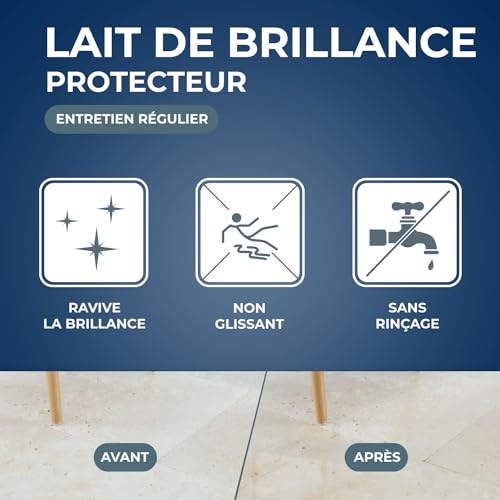 STARWAX Lait de brillance pour marbres et pierres naturelles 1L – vue 3
