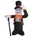 BIGJOYS 4 Ft Halloween Inflatable Reaper Ghost Gentlemen Decoration Lantern for Home Yard Garden Lawn Indoor and Outdoor Party