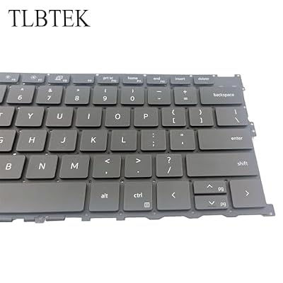 TLBTEK Backlight Keyboard Replacement Compatible with Dell XPS 13 9300 9310 Series Laptop P117G 0Y78C