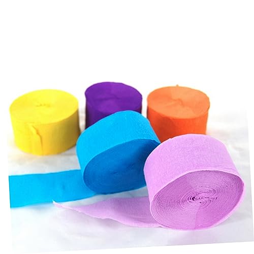 NUOBESTY 12 Flâmulas De Festa De Decoração De Casamento Decorações De Papel Crepom Decorações De Pap