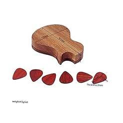 Vaguelly Cadeau Plectre Organisateur Accessoires En Bois Contenant Exquis Cadeaux Médiators Brun Portable Guitariste… - Les Beatles, Paul McCartney, John Lennon, RIngo Starr, George Harrison Vaguelly Cadeau Plectre Organisateur Accessoires En Bois Contenant Exquis Cadeaux Médiators Brun Portable Guitariste… – Image 3
