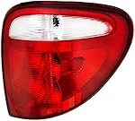 EPIC LIGHTING Lens and Housing Taillight Assembly w/ Connector Plate Replacement for Chrysler Dodge 01-03 Caravan Voyager Grand Caravan Town & Country [ CH2801140 68241332AA ] Right Passenger Side
