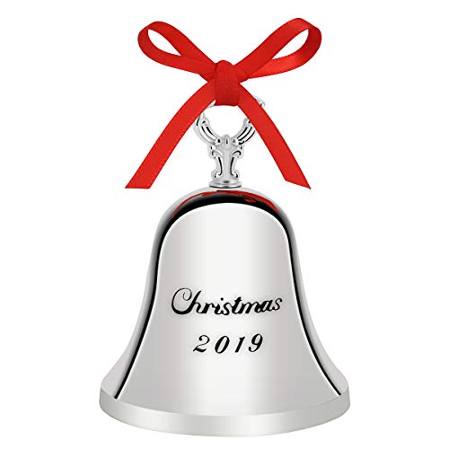 2019 Christmas Bell Tree Ornament Decoration Engraved Bell Ornament