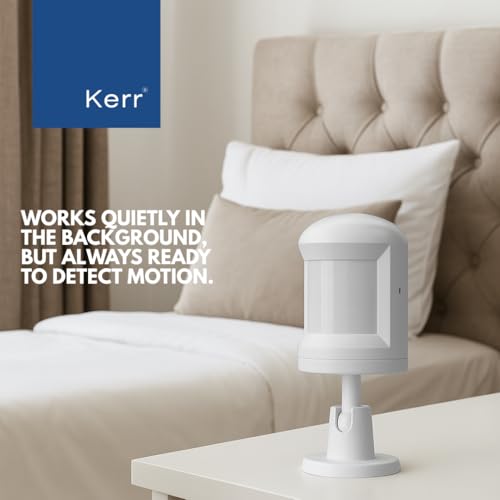 Image of Kerr Smart Sensor | Requires Tuya Zigbee 3.0 Hub, Intruder Alarm, Trigger Functions, Supports Alexa & Google Home Assistant. (PIR Motion + Brightness WiFi)