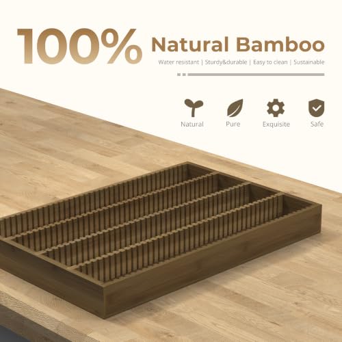 Image of for Nespresso Vertuo Capsules Bamboo Coffee Pod Drawer Organizer